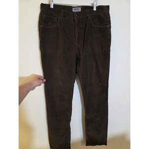 WeSC‎ Men's 33X32(Act34x31.5)Relaxed Fit Brown Cotton Corduroy 5-pocket Pants